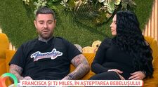 Cu o lună înainte de naștere, Francisca și TJ Miles vorbesc despre numele pe care îl va purta bebelușul: 