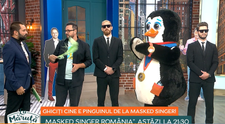 Ce mesaj a transmis Pinguinul de la Masked Singer în platou la Măruță? Tu ghicești cine e?