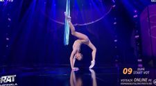 Românii au talent 2022 - semifinala 1. Gabriela Dincă, număr de acrobație ireal pe scena Românii au talent 