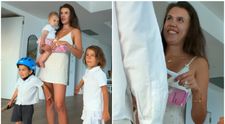 Emily Burghelea a postat testul de sarcină! Reacția soțului ei: „Doamne...”. VIDEO