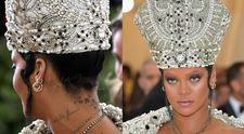 Rihanna, spectacol total, imbracata preoteste. Cum arata outfitul ei