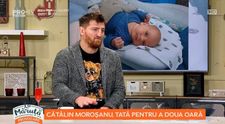 Ce veste frumoasă! Cătălin Moroșanu, tată pentru a doua oară: 