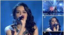 Este prima data cand urca pe scena LIVE, dar a ridicat toata sala in picioare: 