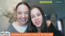 Andreea Marin, apariție rară alături de Violeta, fiica ei, într-o emisiune TV