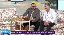 VIDEO Nea Vasile, cu mucenici de sărbătoare