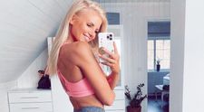 Era slabă și fără forme, dar s-a făcut o bombă sexy. Suedeza lăudată pentru cel mai bombat posterior