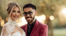 Tort de 2,5 metri la nunta lui Armin Nicoară și a Claudiei Puican. O capodoperă dulce, gândită special pentru marele eveniment
