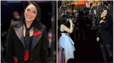 VIDEO Andra și Irina Rimes, duet memorabil pe scena Sălii Palatului. Ce piesă au cântat cele două artiste:  „Miere pentru suflet! Cât de frumos!”