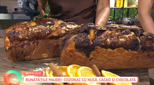Rețeta de cozonac cu nucă, cacao și ciocolată a Majdei.  Secretul unui aluat perfect