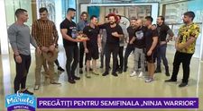 VIDEO: Maraton de flotări La Măruță în emisiune. Sunt pregătiți concurenții pentru semifinala Ninja Warrior?