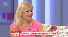 Amintiri de la casatoria Elenei Udrea. A purtat o rochie indrazneata, scurta si cu decolteu adanc. Vezi si cum a fost incaltata