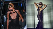 Miley Cyrus, lipsită de inhibiții: a apărut într-o rochie prin care se vedea tot, în fața a sute de oameni