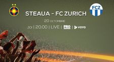 Pro TV transmite, de la ora 20:00, Steaua – Zurich. Imediat, Atletico Textila vine cu un nou episod de comedie
