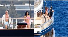 Opulență la superlativ! Jeff Bezos și iubita, surprinși de paparazzi la bordul unui iaht de 500 de milioane de dolari