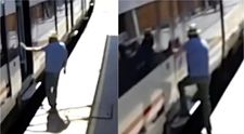 Momentul cumplit în care un pensionar de 85 de ani rămâne prins în ușile unui tren aflat pe punctul de a pleca din stație. Ce a urmat