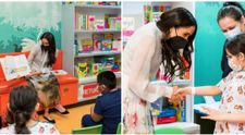 Meghan Markle a mers la spital într-o ținută de peste 4.200 de dolari ca să le citească povești copiilor bolnavi: „Sperăm că a donat și bani!”