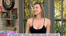 Claudia Neghină ne arată un antrenament pentru creșterea masei musculare