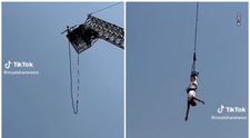Ce a pățit un turist când a făcut bungee jumping în Thailanda. Imaginile sunt virale pe TikTok