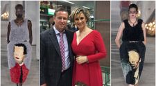 Rochia Anamariei Prodan cu chipul lui Reghecampf, demnă de Paris Fashion Week. Ce brand a prezentat ținute asemănătoare