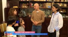 VIDEO Sportivul Andrei Roșu iși sărbătorește onomastica alături de familie