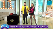 VIDEO Cristina Strecopitov, magiciana cea sexy