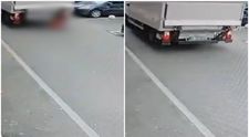 O femeie a fost ucisă de un camion care dădea cu spatele, în București! Momentul a fost filmat. Imagini cu puternic impact emoțional