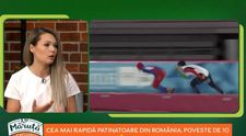 Ea este cea mai rapidă patinatoare din România! Poate prinde 60 de kilometri la oră