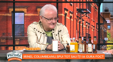 Irinel Columbeanu, spui tot sau îți ia gura foc? Cum s-a descurcat la provocarea lui Cătălin Măruță