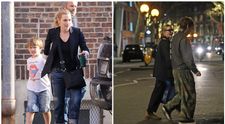La 7 ani era copia fidelă a mamei sale, acum e major și la fel de chipeș! Imagini rare, surprinse recent de paparazzi cu Kate Winslet și fiul ei cel mare, Joe