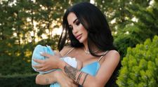 Cum arată fiul Danielei Crudu, la 8 luni. Fosta asistentă TV le-a arătat fanilor chipul micuțului Dominic: „În vizită la tataie, semănăm?”