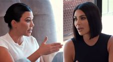 Kim Kardashian, luată la bătaie de sora ei, Kourtney, în emisiunea familiei