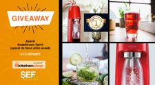 GIVEAWAY SĂPTĂMÂNAL. Răspunde la întrebare și poți câștiga un aparat SodaStream Spirit
