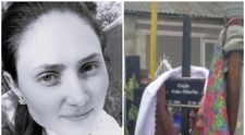 Mama Anei-Maria, tânăra însărcinată care a fost ucisă la Orhei, a cedat la înmormântare! Femeia i-a transmis un mesaj criminalului: „Să fie pedepsit grav!”