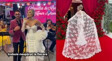Cât a costat rochia de mireasă pe care Claudia Puican a purtat-o. Artista și Armin Nicoară nu s-au uitat la bani și au organizat o nuntă de lux