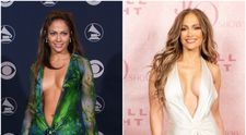 J.Lo, într-o rochie imposibilă de Revelion: n-a mai purtat un decolteu atât de adânc de 26 de ani! Decolteul n-a trădat-o și a evitat cu eleganță un accident vestimentar
