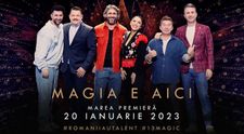 În ianuarie începe sezonul #13magic al celui mai iubit show de divertisment, Românii au talent!