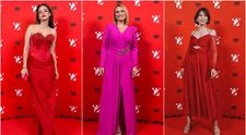Andreea Raicu, seducătoare într-o rochie roșie de gala la TIFF. Ce ținute au ales Dana Rogoz și Andreea Esca