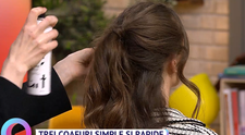 Roxana Ștefan ne arată trei coafuri extrem de simple, care pot să fie realizate de oricine în câteva minute