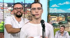 Andrei Bănuță și Radu Ștefan Bănică, la provocarea microfonului care îi stropește. Cum s-au descurcat