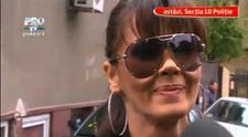 Oana Zavoranu a facut show la sectia de politie VIDEO