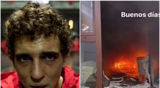 Miguel Herran, Rio din Casa de Papel, cu apartamentul în flăcări! A sărit pe fereastră ca să se salveze din incendiu