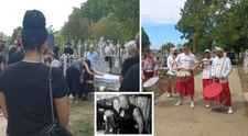 Răzvan Gorcinski a fost înmormântat. Imagini impresionante de la cimitir