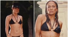 Visul oricărui bărbat: Jennifer Lopez, în costum de baie! Diva latino, corp de invidiat la 54 de ani