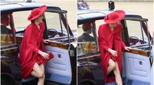 Ipostază rară cu Kate Middleton: într-un moment de neatenție, Prințesa și-a etalat picioarele pe care le ține ascunse