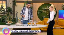 Carmen Barcan ne învață ce fel de înghețată să pregătim noi - extrem de simplu, de sănătos și de gustos, ca să slăbim: 