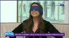VIDEO Nicole Cherry, provocare culinară. Ce a degustat cântăreața