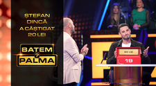 Cum a reacționat Ștefan Dincă după ce a câștigat 20 de lei la „Batem Palma?”: „Nu sunt dezamăgit”