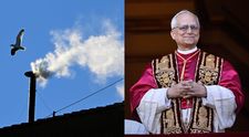 Semnul divin care a apărut la Vatican în momentul în care a ieșit fumul alb, ce anunța alegerea unui nou papă. Același lucru s-a întâmplat și la alegerea Papei Francisc, în anul 2013