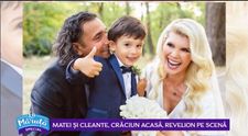 VIDEO Diana Matei și Marian Cleante au petrecut Crăciunul acasă, alături de familie