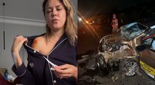 Premoniția pe care Emily Burghelea a avut-o, cu doar câteva minute înainte de a intra cu mașina într-un TIR. Aceasta și nașa ei, la doar un pas să își piardă viața: „Mi-am imaginat...”